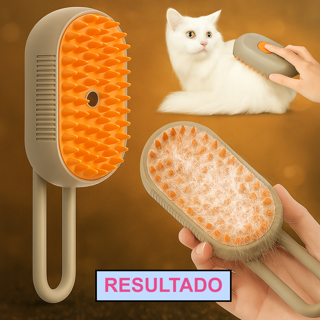 Cepillo de Vapor Con Mango 3 En 1