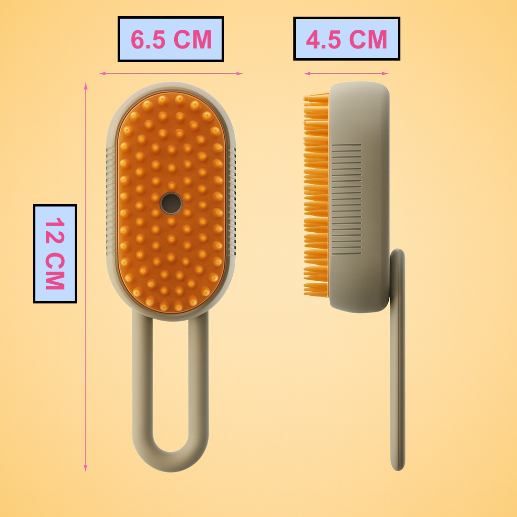 Cepillo de Vapor Con Mango 3 En 1